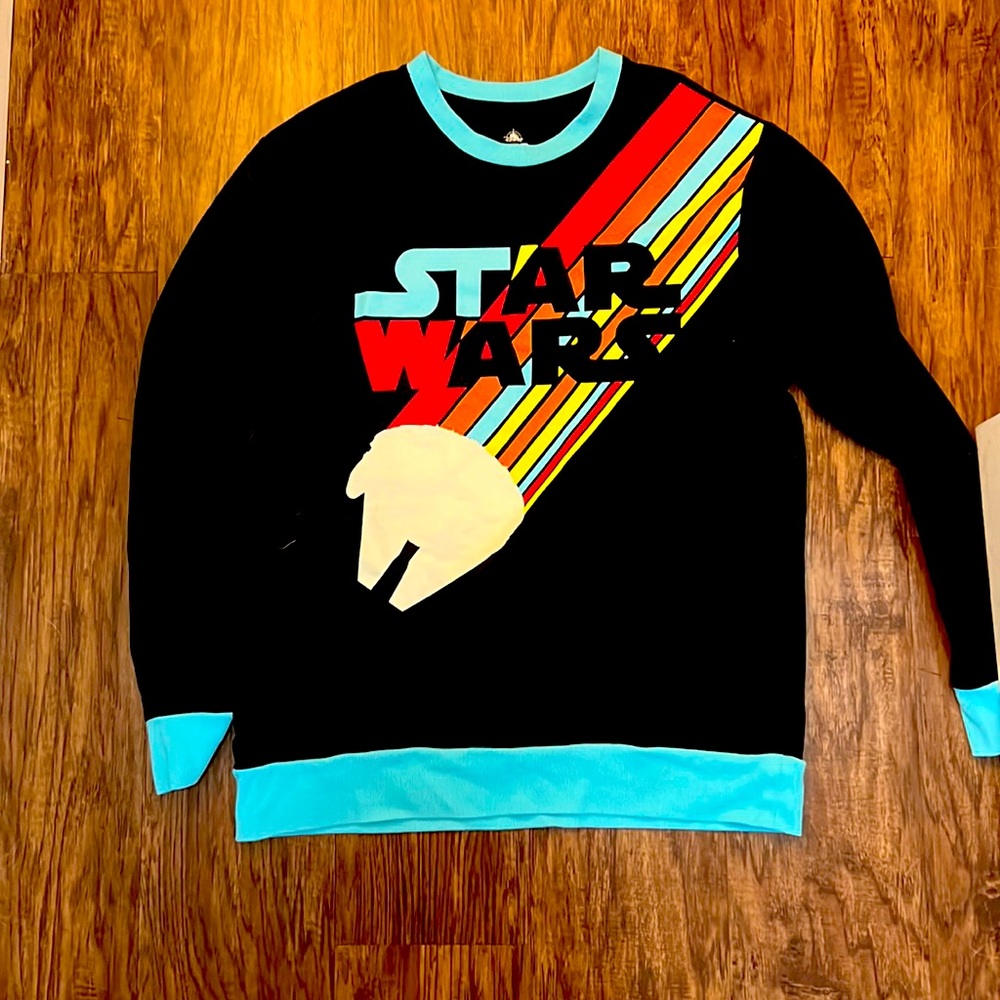 Star Wars Millennium Falcon Sweater Black with multicolor stripes